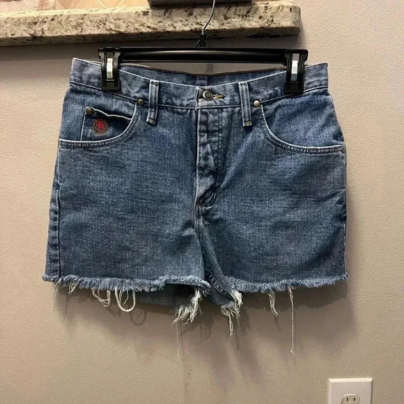 Wrangler Twenty X Womens Blue Jean Shorts - Picture 1 of 6